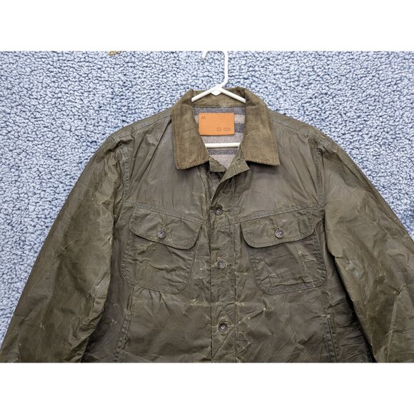 Taylor Stitch Long Haul Waxed Canvas Trucker Jacket Mens 40 Wool Blanket Lined - Picture 4 of 15